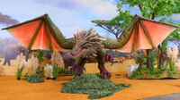 Modèle de dragon animatronique réaliste grandeur nature, dragon robotique géant crachant du feu pour la décoration des parcs d'attractions