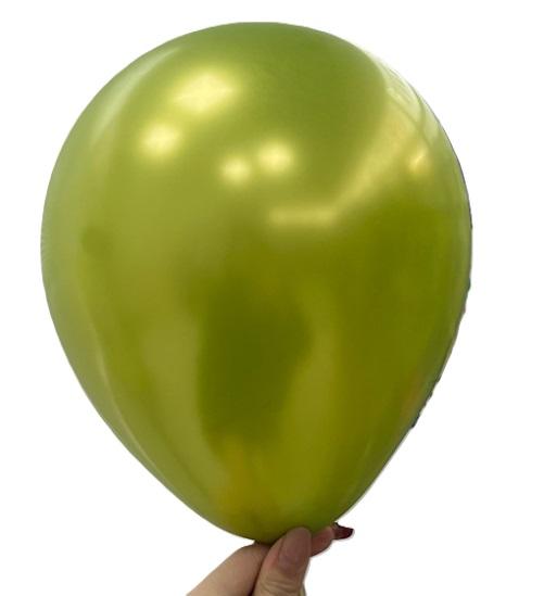 Wholesale Party Supplies 5 Inch 10 Inch 12 Inch a Pack of 50 Metal Fruit Green Balloons.
