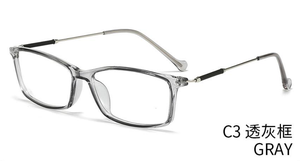 スタイリッシュな長方形TR + 金属光学メガネフレーム小型眼鏡工場直販 - Product Image 3