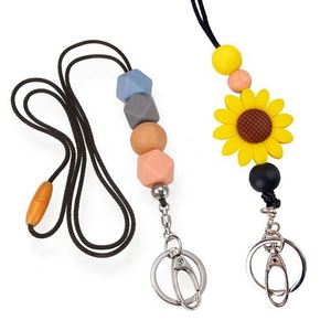 Cordón de Silicona Ecológico Personalizado con Cuentas de Colores Pastel para Identificación de Enfermeras, Estudiantes y Maestros, con Tamaños Personalizados - Product Image 1