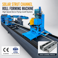 Machine de formage à froid de profilés en U pour systèmes solaires Unistrut, machine de fabrication de supports de montage de panneaux solaires