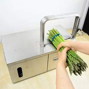 Máquina pequena de empacotamento de fita Opp, máquina de cintar vegetais com alta qualidade