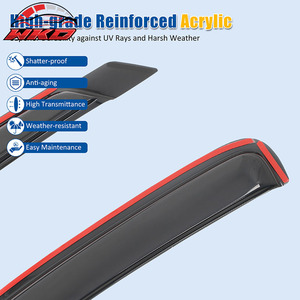 Viseras Deflectoras para Ventanas de Dodge Ram 1500 2500 3500 Quad Cab 02-09 - Product Image 4