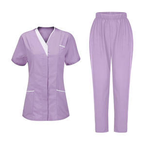 Ensemble de pantalon cargo élégant pour uniforme d'hôpital, pour femmes et hommes, ensemble de blouses médicales et uniformes pour médecins et infirmières - Product Image 1
