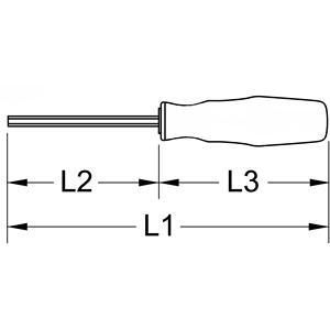 Destornillador KS TOOLS ERGOTORQUEplus para tornillos hexagonales, 2mm - Product Image 3