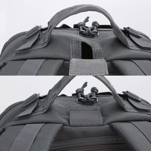 กระเป๋าเป้สะพายหลังสำหรับขี่มอเตอร์ไซค์ LED เหล็กสีฟ้าสำหรับผู้ชายเหล็กสีฟ้ากันน้ำอย่างหนักหมวกกันน็อคเต็มรูปแบบถุงหมวกกันน็อคไรเดอร์ - Product Image 5