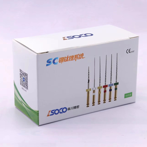 <span class=keywords><strong>File</strong></span> Endodontico Flessibile Soco SC02 con Memoria Attivata dal Calore, <span class=keywords><strong>File</strong></span> Rotante in NiTi per Trattamenti Dentali, Conicità 4% - Product Image 1