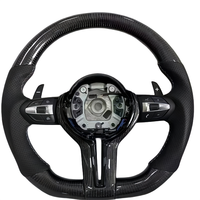 Volant de direction en fibre de carbone modifié, accessoires de voiture pour BMW F30 F32 F10 F20 F07 F01 E46 E60 E90, volant en cuir