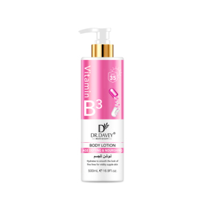 Loción corporal hidratante anti-resequedad y anti-envejecimiento con vitamina B3 y SPF35 del Dr. Davey para piel con descamaciones y picazón <span class=keywords><strong>en</strong></span> <span class=keywords><strong>invierno</strong></span>, 500 ml - Product Image 1