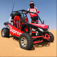 Kart Todoterreno de 300cc con Suspensión Independiente, Tracción en Ejes, Vehículo Utilitario Todoterreno para Zonas Panorámicas, Montaña y Playa