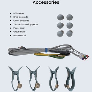 เครื่องวัดคลื่นไฟฟ้าหัวใจแบบสามช่องสัญญาณ Periodmed Pe-E3B พร้อมแบตเตอรี่ในตัวสำหรับการตรวจวัดทั่วร่างกาย - Product Image 2