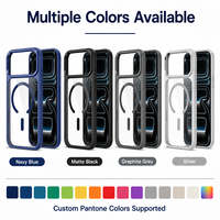 Coque de téléphone personnalisée en TPU et PC moulé avec anneau magnétique et motif logo pour iPhone 17 18 Pro Max