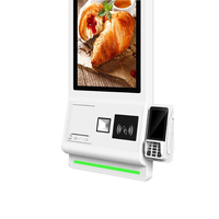 Kiosque intelligent à écran tactile de 32 pouces, écran LCD vertical, affichage numérique Full HD, terminal de commande automatique, gestion basée sur le cloud SDK
