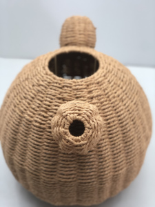 Easy Fit Funny Rattan Teddy Bear Shaped Woven <strong>Paper</strong> Kids Bedroom <strong>Light</strong> <strong>Shade</strong> - Product Image 3