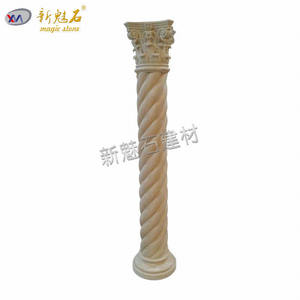 New Magic <b>Stone</b> Grc Imitation <b>Stone</b> Carved Roman Column Outdoor Decorative Pillar Villa European Style - Product Image 1
