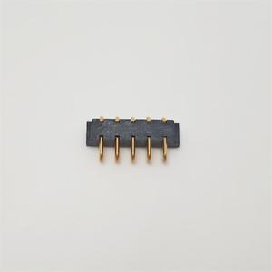 ขั้วต่อใบมีดขนาดพิน2.0มม. ที่ใส่แบตเตอรี่ขนาดเล็ก5Pin ความสูง2.0ชั่วโมงเคลือบทองสำหรับผู้ชาย - Product Image 4
