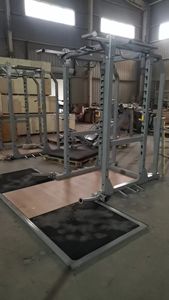 Attrezzatura da palestra per Fitness commerciale Squat Power Rack per pesi pesanti Multi-funzionale Rack + piattaforma di sollevamento pesi a forma di T - Product Image 4