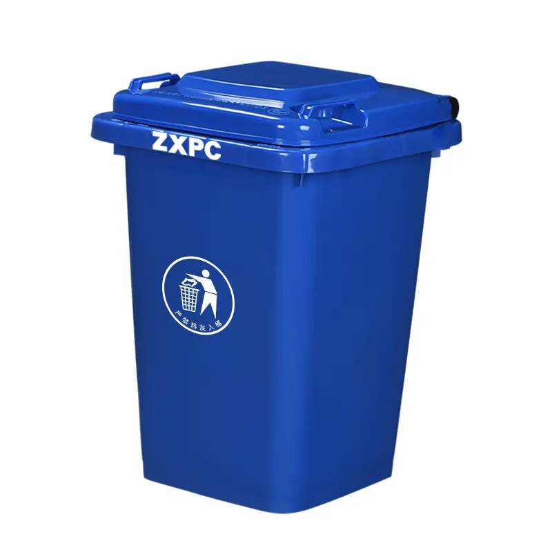 13ガロンのゴミ箱PP素材安い屋内50リットル持続可能なツバメプラスチック中型スイング蓋ゴミ箱長方形