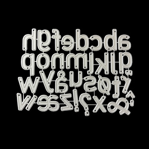 26 Kleinbuchstaben-Alphabet Metall-Stanzformen, Individuelle Scrapbooking-Schneidewerkzeuge für Kartenherstellung, Schablone, Prägewerkzeug - Product Image 4