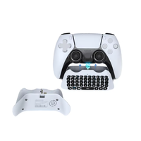 Mini clavier sans fil Portable pour manette PS5 clavier sans fil avec accessoires de jeu de chat vocal