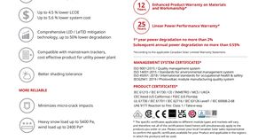 Longi <span class=keywords><strong>JINKO</strong></span> ชุดแผงโซลาร์เซลล์โมโนคริสตัลไลน์กระจกแข็งแรงขนาด550วัตต์580วัตต์530วัตต์สำหรับบ้าน - Product Image 3