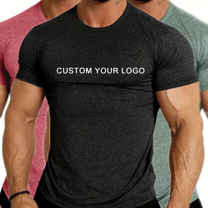 Camiseta Deportiva Transpirable con Logotipo Personalizado, Talla Europea, para Hombre, para Entrenamiento, Running, Gimnasio, Ropa Deportiva - Product Image 2