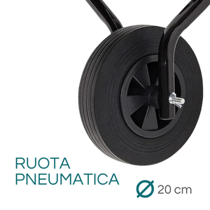 Carretilla de Jardín de Tela con Capacidad de 70 Litros y 45 kg, Resistente para Uso en Exteriores - Product Image 4