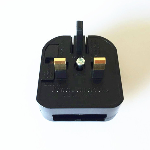 UK 3 Pin Plug to EU 2 Pin CEE7/16 Plug Power Cord Adaptor