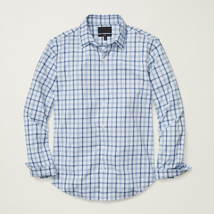 Custom Quick Dry Moisture Wicking Nylon Spandex <b>Plaid</b> Button Down <b>Shirt</b> - Product Image 4