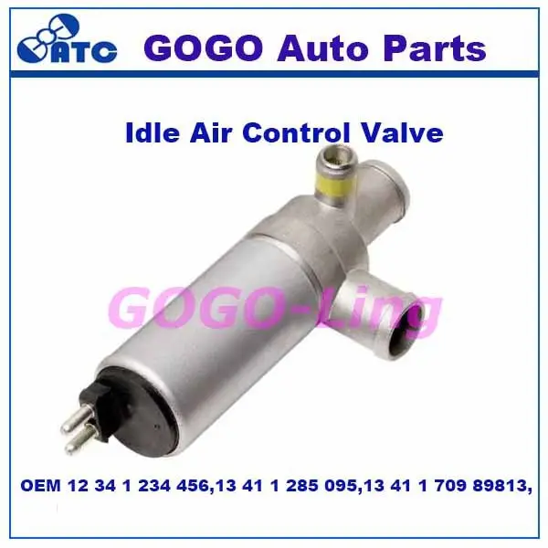 Soupape de commande d'air de ralenti pour BMW 318 E30 OEM 12 34 1 234 456,13 41 1 285 095,13 41 1 709 89813,