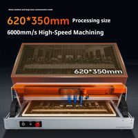 Machine de gravure et de découpe au laser CO2 WAINLUX entièrement automatique pour acrylique et tissu