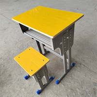 Ensemble de bureau et chaise réglables pour l'école primaire, bureau d'étude ergonomique pour étudiants, ensemble de table d'école moderne