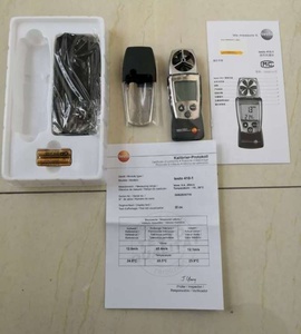 Anémomètre authentique allemand Testo 410-1, instrument de mesure de la vitesse du vent à turbine 05604101 - Product Image 6