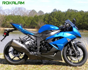 Piezas de la motocicleta para <span class=keywords><strong>Kawasaki</strong></span> ZX6R 2009, <span class=keywords><strong>2010</strong></span>, 2011, 2012 <span class=keywords><strong>ZX</strong></span>-<span class=keywords><strong>6R</strong></span> 09 10 11 12 <span class=keywords><strong>ZX</strong></span> <span class=keywords><strong>6R</strong></span> 636 Ninja de plástico ABS kit de carenado - Product Image 1