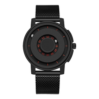 Nouvelle montre de sport tendance pour hommes, étanche, à force magnétique, montre-bracelet pour hommes au design unique, montre à billes