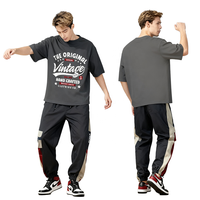 Fabricant de vêtements, impression de t-shirts graphiques personnalisés, vente en gros, t-shirts pour hommes en coton de haute qualité, streetwear surdimensionné, vintage