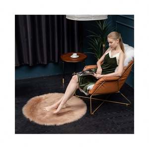 SIPEIEN Pink <b>Heart</b> <b>Shaped</b> Rugs Carpet Decorative Soft Faux Fur Rugs for Living Room Bedroom Plush Floor Carpet - Product Image 5