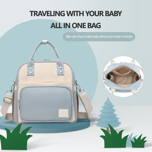 Bán Buôn Mới Nhất Sang Trọng Mẹ Túi Đa Chức Năng Du Lịch Ba Lô Thời Trang Túi Xách Công Suất Lớn Không Thấm Nước Tã Túi - Product Image 2