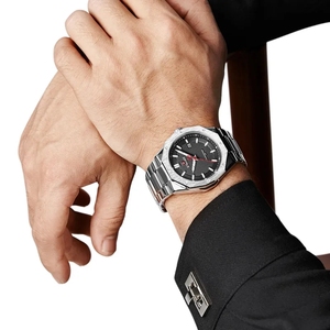 Montre sport pour homme 9200, étanche 3ATM, acier inoxydable, mouvement à quartz japonais, date automatique, 24 heures, montre-bracelet - Product Image 3