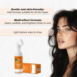 Limpiador Facial de Cúrcuma con Extracto de Limón al por Mayor, Blanqueador, Iluminador, Antiacné, Control de Grasa - Product Image 3