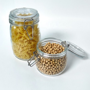 Contenitore in Vetro Multiuso con Chiusura a Clip in Acciaio Inox per Fermentazione, Sottaceti e Conservazione di Alimenti Secchi - Product Image 2