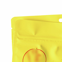 Sachets d'emballage alimentaire à fond plat avec fenêtre transparente et soufflet, pour dattes chinoises séchées de qualité supérieure, avec trou de suspension et fermeture Ziplock