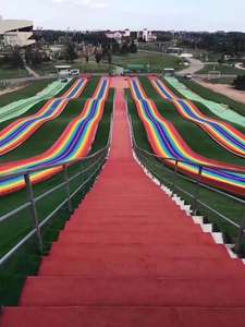 Parc d'attractions le plus intéressant Manèges de parc d'attraction Attire PE <span class=keywords><strong>Rainbow</strong></span> Slide Amusement pour enfants et adultes en vente - Product Image 3