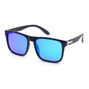 Fashion Mirrored Lenses <b>Sun</b> Glasses Wholesale Plastic <b>Shades</b> Sports Men Sunglasses - Product Image 2