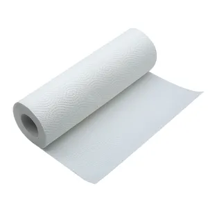 Yüksek kaliteli ev kullanımı tek kullanımlık yağ temizleme kağıdı en iyi satmak 2 kat 80 sayfa yeniden kullanılabilir kağıt mutfak rulo havlu el havlusu