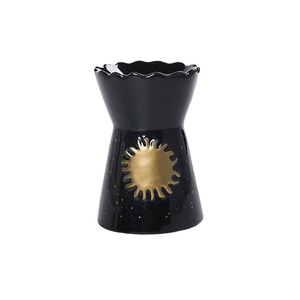 New Ceramic Aroma burner Rustic <b>Oil</b> Incense burner Stoneware Glazed <b>Oil</b> burner for Indoor Home Hotel Living Room - Product Image 1
