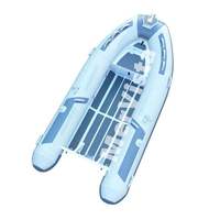Bateau semi-rigide de 12 pieds en Hypalon, bateau semi-rigide en aluminium, barche alluminio cinesi rib 360