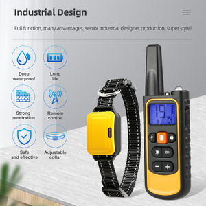 Collare Elettrico per Addestramento Cani Impermeabile Ricaricabile con Display LCD <span class=keywords><strong>Telecomando</strong></span> 800m 4 Modalità Antiabbaio - Product Image 2