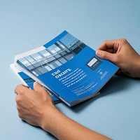 Brochure imprimée offset personnalisée Brochure de catalogue Flyer en carton ondulé et carton avec logo personnalisé