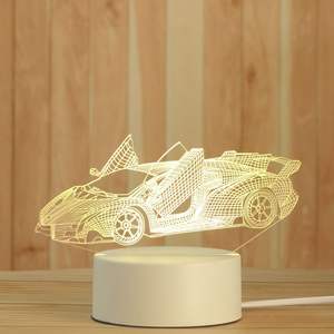Veilleuse LED 3D Illusion Multicolore Changeante pour Chambre d'Enfant et Bébé - Thème Noël - Product Image 6